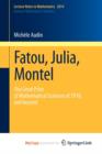 Image for Fatou, Julia, Montel : The Great Prize of Mathematical Sciences of 1918, and Beyond