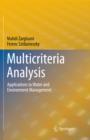 Image for Multicriteria analysis: applications to water and environment management