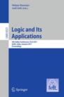 Image for Logic and Its Applications : Fourth Indian Conference, ICLA 2011, Delhi, India, January 5-11, 2011, Proceedings