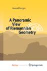 Image for A Panoramic View of Riemannian Geometry