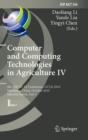 Image for Computer and Computing Technologies in Agriculture IV