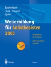 Image for Weiterbildung Fur Anasthesisten 2003