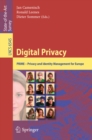 Image for Digital privacy: PRIME - privacy and identity management for Europe : 6545.