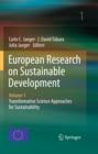 Image for European research on sustainable development.: (Transformative science approaches for sustainability)