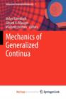 Image for Mechanics of Generalized Continua