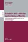 Image for Hardware and Software: Verification and Testing : 5th International Haifa Verification Conference, HCV 2009, Haifa, Israel, October 19-22, 2009, Revised Selected Papers