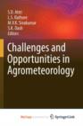 Image for Challenges and Opportunities in Agrometeorology