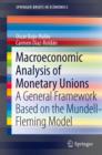 Image for Macroeconomic analysis of monetary unions: a general framework based on the Mundell-Fleming model