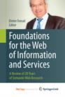 Image for Foundations for the Web of Information and Services