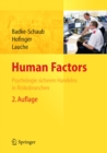 Image for Human Factors: Psychologie Sicheren Handelns in Risikobranchen