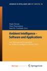 Image for Ambient Intelligence - Software and Applications