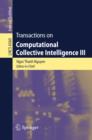 Image for Transactions on computational collective intelligence III