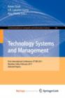 Image for Technology Systems and Management
