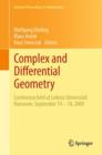 Image for Complex and Differential Geometry : Conference held at Leibniz Universitat Hannover, September 14 – 18, 2009