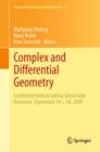 Image for Complex and differential geometry: conference held at Leibniz Universitèat Hannover, September 14-18, 2009 : 8