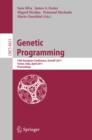 Image for Genetic programming: 14th European conference, EuroGP 2011, Torino, Italy, April 27-29, 2011 : proceedings