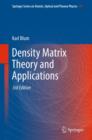 Image for Density matrix theory and applications