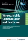 Image for Wireless Mobile Communication and Healthcare