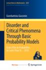 Image for Disorder and Critical Phenomena Through Basic Probability Models : Ecole d&#39;Ete de Probabilites de Saint-Flour XL - 2010