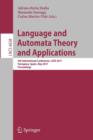 Image for Language and Automata Theory and Applications : 5th International Conference, LATA 2011, Tarragona, Spain, May 26-31, 2011
