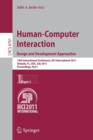 Image for Human-Computer Interaction: Design and Development Approaches