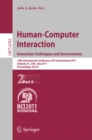 Image for Human-Computer Interaction: Interaction Techniques and Environments: 14th International Conference, HCI International 2011, Orlando, FL, USA, July 9-14, 2011, Proceedings, Part II : 6762