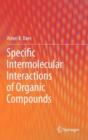 Image for Specific Intermolecular Interactions of Organic Compounds