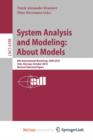 Image for System Analysis and Modeling: About Models