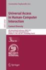 Image for Universal Access in Human-Computer Interaction. Context Diversity