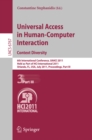 Image for Universal Access in Human-Computer Interaction. Context Diversity: 6th International Conference, UAHCI 2011, Held as Part of HCI International 2011, Orlando, FL, USA, July 9-14, 2011, Proceedings, Part III : 6767
