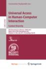 Image for Universal Access in Human-Computer Interaction. Context Diversity
