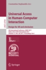 Image for Universal access in human-computer interaction: 6th international conference, UAHCI 2011 : held as part of HCI International 2011, Orlando, FL, USA, July 9-14, 2011 proceedings