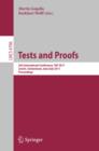 Image for Tests and Proofs: 5th International Conference, TAP 2011, Zurich, Switzerland, June 30-July 1 2011 : proceedings