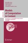 Image for Models of computation in context: 7th Conference on Computability in Europe, CIE 2011, Sofia, Bulgaria, June 27 - July 2, 2011 : proceedings