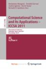 Image for Computational Science and Its Applications - ICCSA 2011