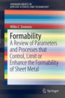 Image for Formability  : a review of parameters and processes that control, limit or enhance the formability of sheet metal