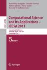 Image for Computational Science and Its Applications - ICCSA 2011