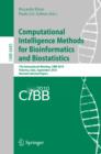 Image for Computational intelligence methods for bioinformatics and biostatistics: 7th international meeting, CIBB 2010, Palermo, Italy, September 16-18, 2010 : revised selected papers