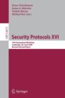 Image for Security Protocols XVI