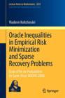 Image for Oracle Inequalities in Empirical Risk Minimization and Sparse Recovery Problems