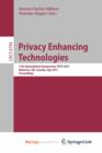 Image for Privacy Enhancing Technologies : 11th International Symposium, PETS 2011, Waterloo, ON, Canada, July 27-29, 2011, Proceedings
