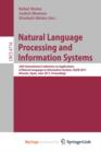 Image for Natural Language Processing  and Information Systems : 16th International Conference on Applications of Natural Language to Information Systems, NLDB 2011, Alicante, Spain, June 28-30, 2011, Proceedin