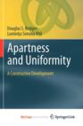 Image for Apartness and Uniformity : A Constructive Development