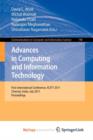 Image for Advances in Computing and Information Technology : First International Conference, ACITY 2011, Chennai, India, July 15-17, 2011, Proceedings