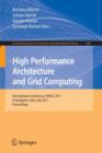 Image for High Performance Architecture and Grid Computing