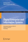 Image for Digital enterprise and information systems  : International Conference, DEIS 2011, London, UK July 20 - 22, 2011, proceedings