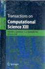 Image for Transactions on Computational Science XIII