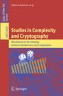 Image for Studies in complexity and cryptography: miscellanea on the interplay between randomness and computation : 6650