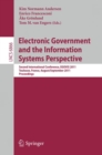Image for Electronic government and the information systems perspective  : Second International Conference, EGOVIS 2011, Toulouse, France, August 29-September 2, 2011