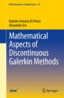 Image for Mathematical aspects of discontinuous Galerkin methods : 69